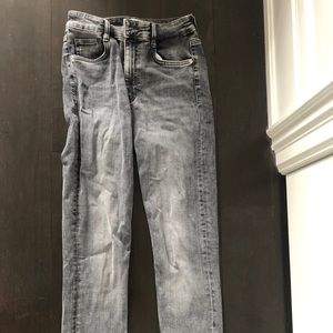 Zara washed out grey jeans